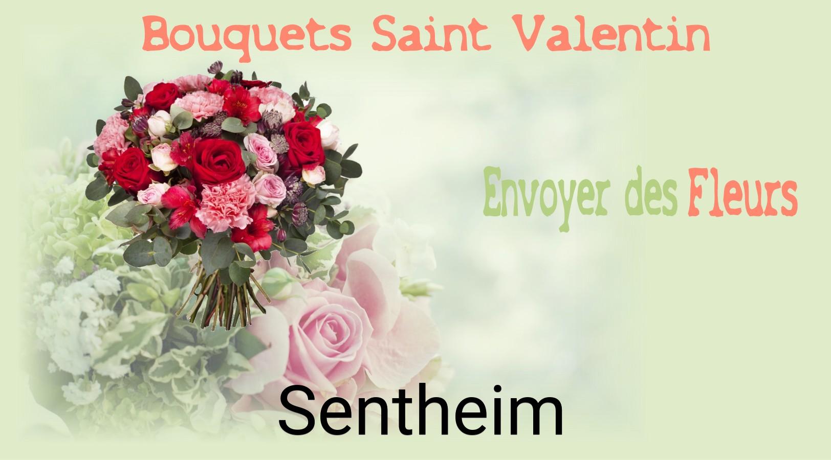 Roses de Saint-Valentin livrées à Sentheim